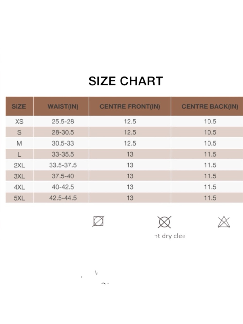 Lover-Beauty nude color waist trainer with boning Size Large New with tag - Picture 15 of 15